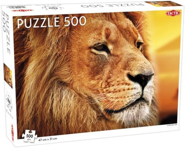 Puzzle Afrykański Lew 500 elementów