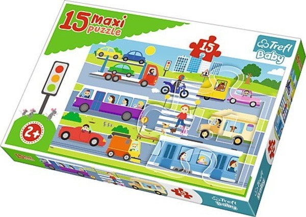 Puzzle Baby Maxi Pojazdy miejskie