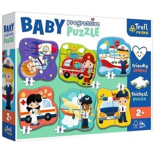 Puzzle Baby Progressive Zawody 2, 3, 4, 5, 6 elementów