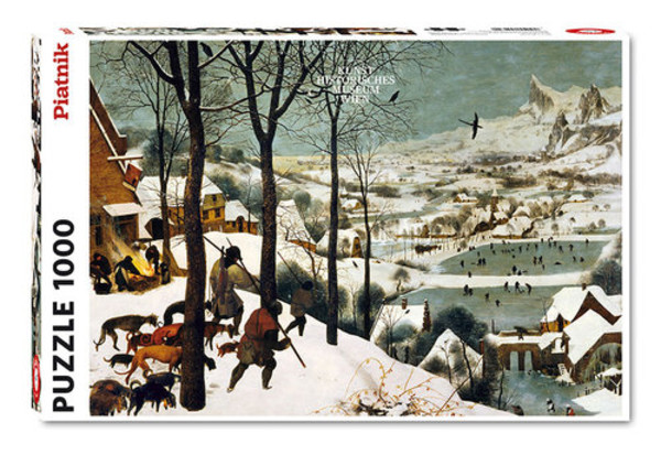 Puzzle Bruegel Myśliwi na Śniegu 1000 elementów