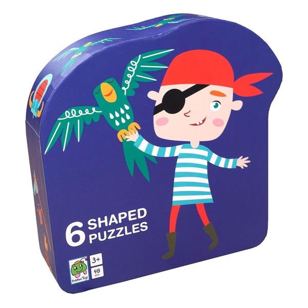 Puzzle Pirat 6, 2x7, 2x8 i 12 elementów