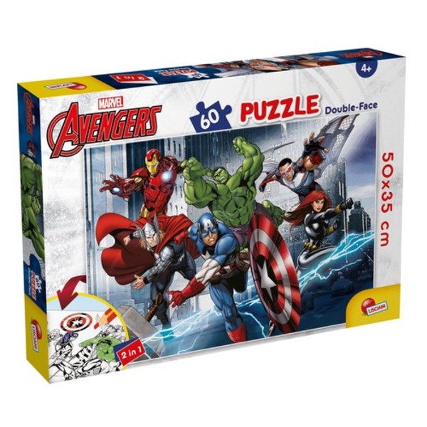 Puzzle Double-face Avengers 60 elementów