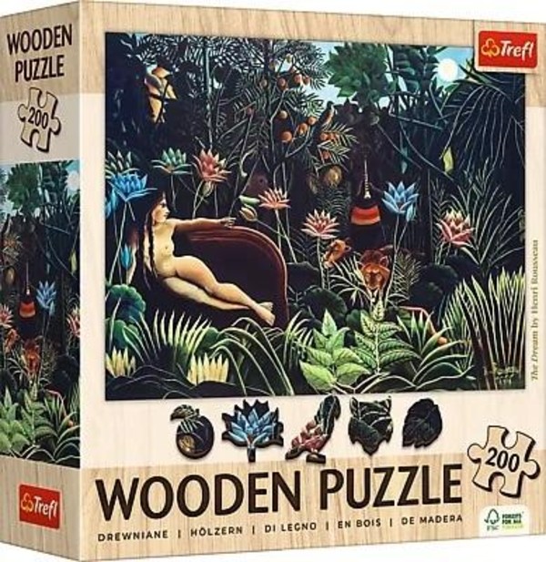 Puzzle drewniane Sen Henri Rousseau 200 elementów