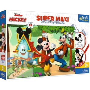 Puzzle dwustronne Mickey i przyjaciele 24 elementy