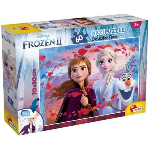 Puzzle dwustronne Frozen - 60 elementów