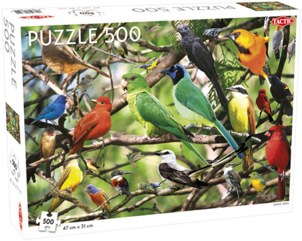 Puzzle Egzotyczne Ptaki 500 elementów