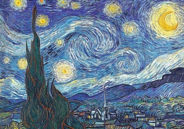 Puzzle Gwiaździsta noc Vincent van Gogh 1000 elementów
