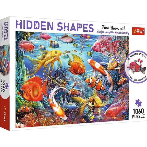 Puzzle Hidden Shapes Podwodne życie 1060 elementów