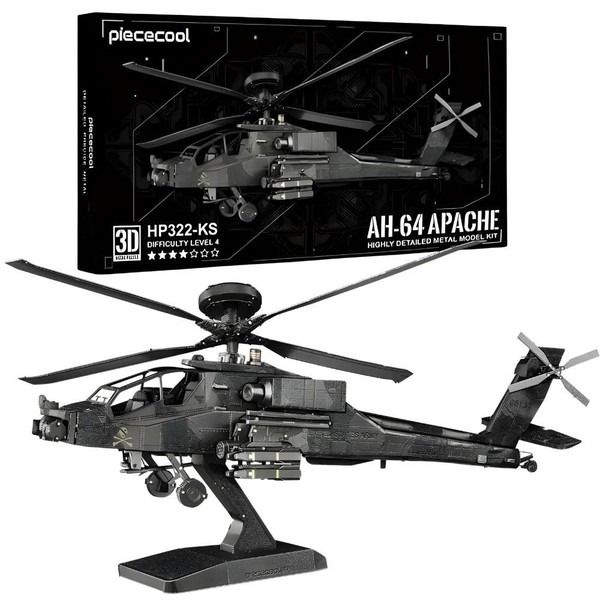 Puzzle Metalowe 3D Helikopter 145 elementów