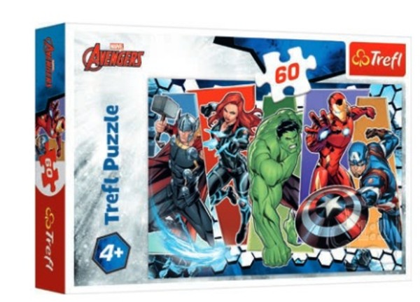 Puzzle Niezwyciężeni Avengersi 60 elementów