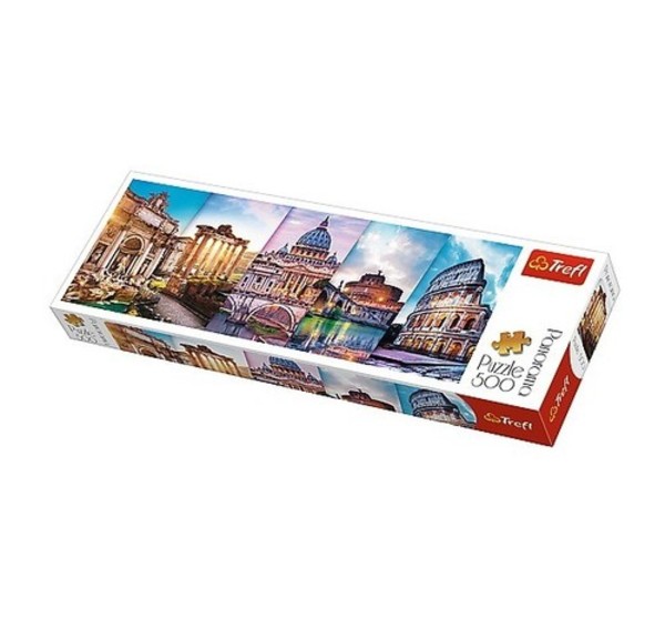 Puzzle Panorama Podróż do Włoch 500 elementów