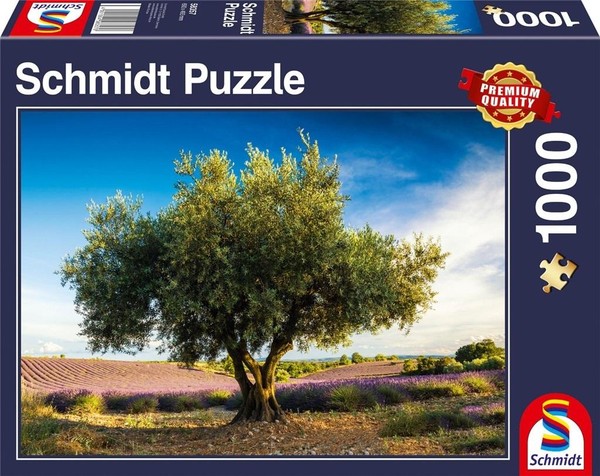 Puzzle Drzewo oliwne w Prowansji 1000 elementów