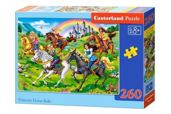 Puzzle Księżniczki na koniach - 260 elementów