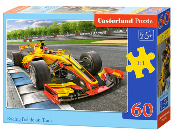 Puzzle Bolid wyścigowy - 60 elementów