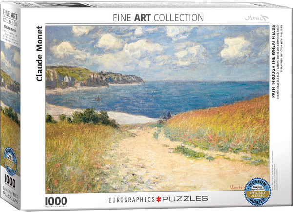 Puzzle Ścieżka przez pola pszenicy, Claude Monet 1000 elementów