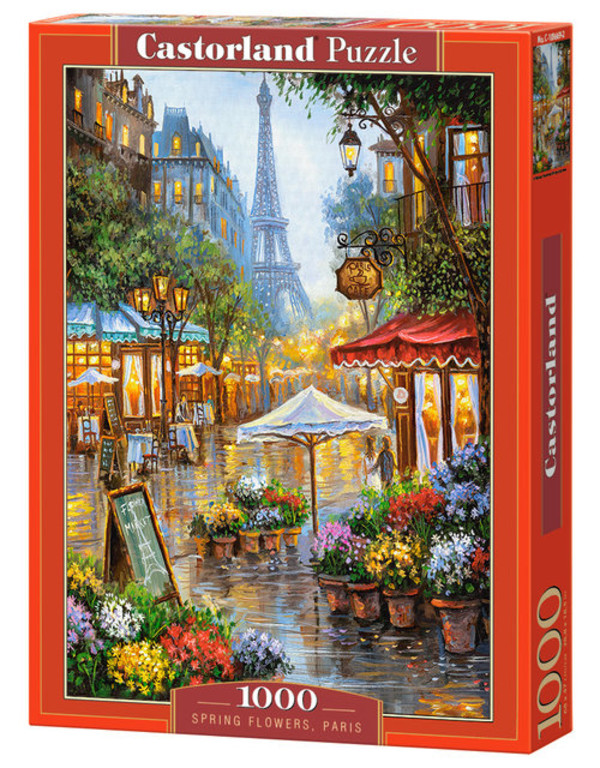 Puzzle Wiosenne kwiaty w Paryżu 1000 elementów