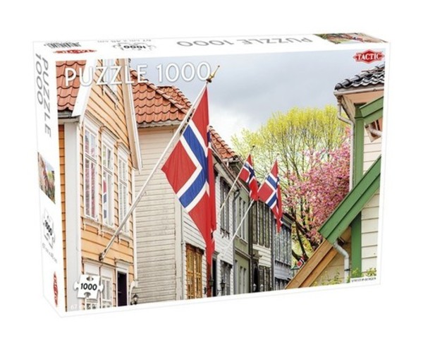 Puzzle Ulica w Bergen 1000 elementów
