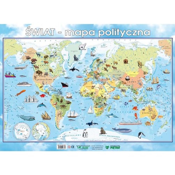 Puzzle Mapa polityczna świata