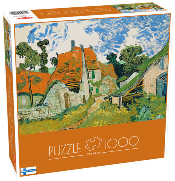 Puzzle Ulica w Auvers, Vincent van Gogh 1000 elementów