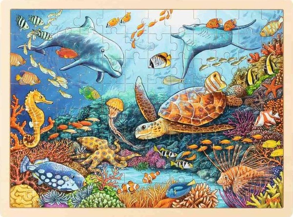 Puzzle Wielka Rafa Koralowa 96 elementów