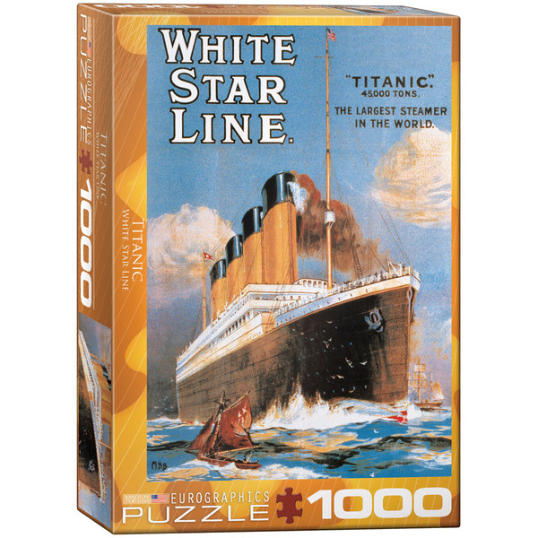 Puzzle Biała Gwiazda, Titanic 1000 elementów
