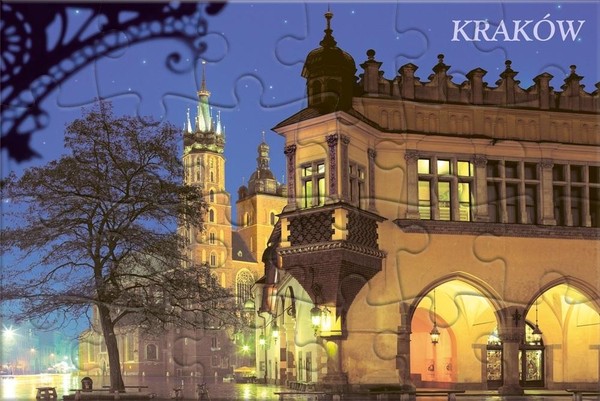 Puzzle Kartka pocztowa Kraków 24 elementy