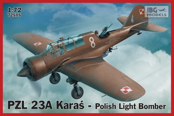 PZL 23A Karaś Polish Light Bomber Skala 1:72