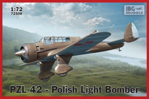 PZL 42 Polish Light Bomber Skala 1:72