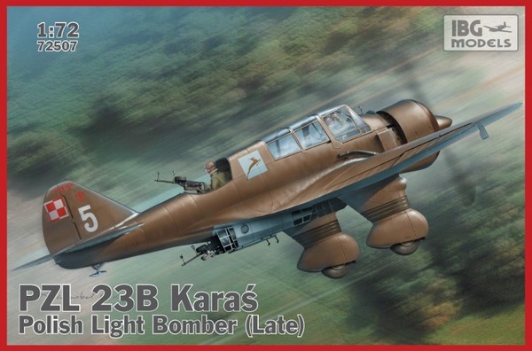 PZL.23B Karaś Late Production Skala 1:72