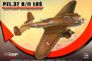 PZL.37 B/II Łoś Samolot Bombowy Skala 1:48