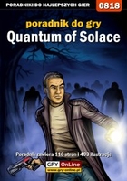 Quantum of Solace poradnik do gry - epub, pdf