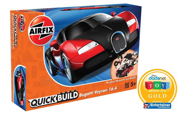 Model do złożenia Quickbuild Bugatti Veyron Black/Red