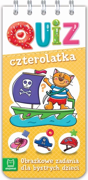 Quiz czterolatka. Obrazkowe zadania dla bystrych dzieci