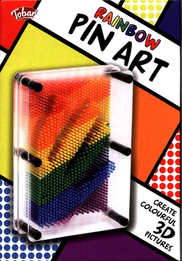 Rainbow Pin Art Szpilkowy obraz 3D