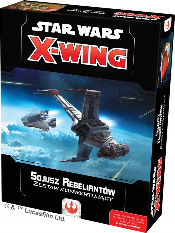 Gra Star Wars: X-Wing - Sojusz Rebeliantów - Zestaw konwertujący (druga edycja)