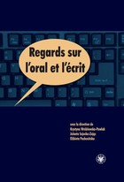 Okładka:Regards sur loral et lécrit 