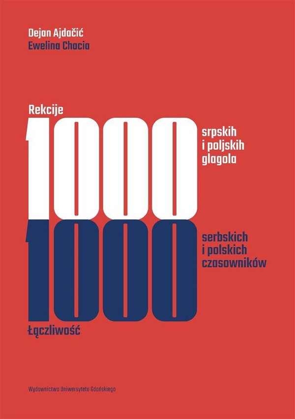 Rekcije. 1000 srpskih i poljskih glagola. Łączliwość. 1000 serbskich i polskich czasowników