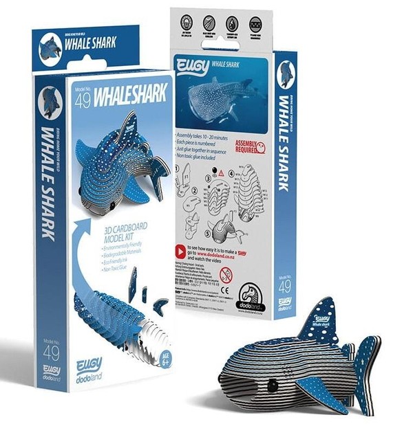 Eko Układanka 3D Rekin Wielorybi