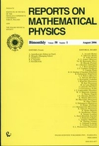 Reports on Mathematical Physics 58/1