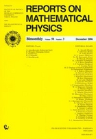Reports on Mathematical Physics 58/3