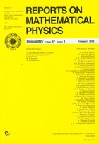 Reports on Mathematical Physics 67/1/2011