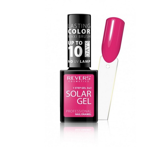 Solar Gel 05 Glam Pink Lakier do paznokci z efektem lakieru hybrydowego