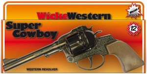 Rewolwer Super Cowboy Western 12-shot 230mm