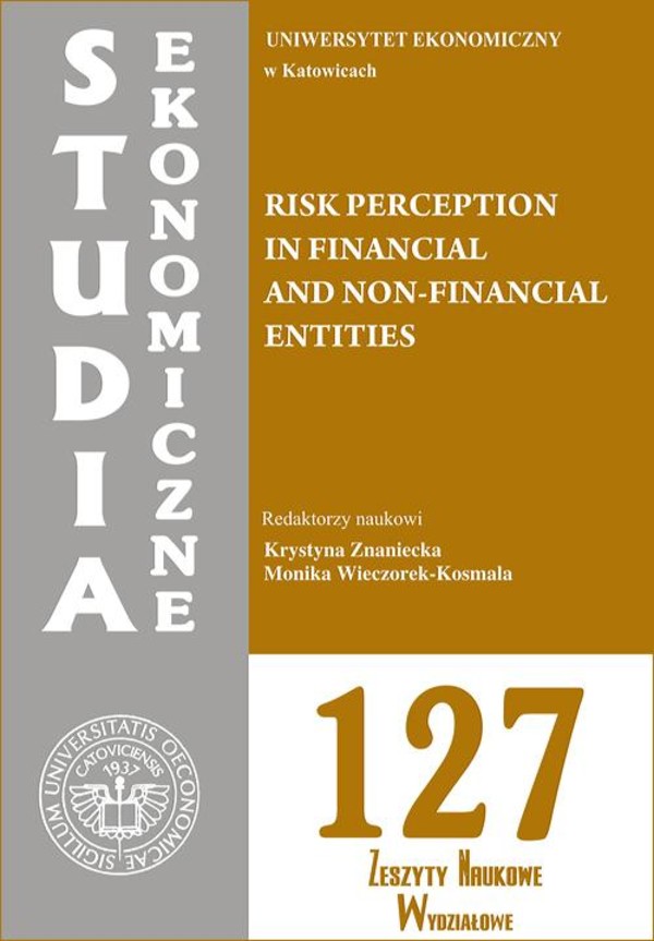 Risk perception in financial and non-financial entities. SE 127 - pdf