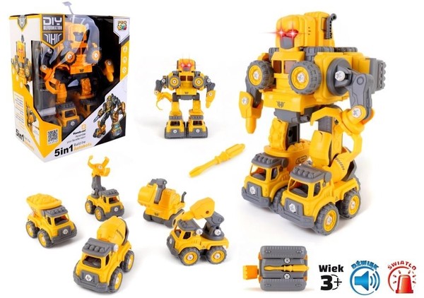 Robot 5w1 żółty