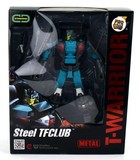 Robot T-Warrior metal błękitny