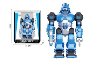 Robot walczący Thunderbolt Light&Sound niebieski 26 cm