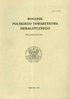 Roczniki polskiego towarzystwa heraldycznego II (XIII)