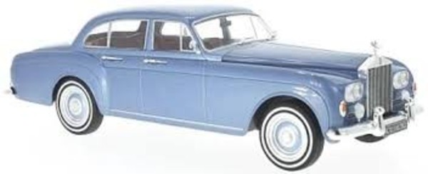Rolls Royce Silver Cloud III Flying Spur H.J.Mulliner RHD 1965 (metallic light blue) Skala 1:18