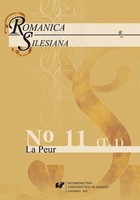Romanica Silesiana 2016, No 11. T. 1: La Peur - pdf
